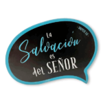 Plaqué forma diálogo, Colección palabras sabias de la Biblia "La Salvación es del Señor"