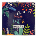Plaqué cerámico "No temas"