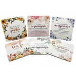 Posavasos con Versículos Bíblicos “Floral” (pack de 6)