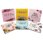 Posavasos con Versículos Bíblicos “Primavera” (pack de 6)