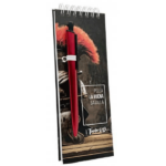 Libreta de notas con bolígrafo "Pelea la buena batalla”