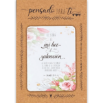 Magnetos de madera para refrigerador "El señor es mi luz"