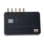 Libreta troquelada "Jesús ya pagó por tu pecado"