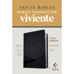 Santa Biblia NTV, Edición compacta, letra grande (SentiPiel, Carbón)