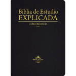 Biblia de estudio Explicada (Piel especial negra)