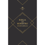 Biblia del ministro RVR 1960, edición ampliada, caoba piel fabricada
