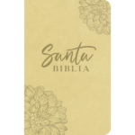 Santa Biblia NTV, Edición ágape, Flor, (SentiPiel, Beige)