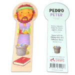 Separador 3D Pedro, Bilingüe