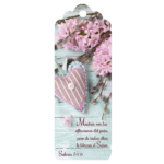 Separador 3D - Corazón Rosa