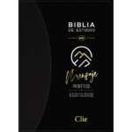 Biblia de Estudio del Mensaje Profético y Escatológico RVR Revisada, Imitación Piel/Negro