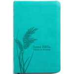 Santa Biblia de Promesas RVR-1960, Tamaño Manual / Letra Grande, Piel Especial, Menta