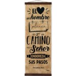 Pergamino Bíblico Grande - Proverbios 16:9