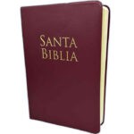 Biblia Letra Grande, Tamaño Manual, Vinil Borgoña RVR 1960