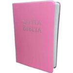 Biblia Letra Grande, Tamaño Manual, Vinil Rosada RVR 1960