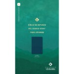 Biblia de estudio del diario vivir para jóvenes NTV con Filament (SentiPiel, Azul oscuro, Letra Roja)