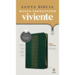 Biblia ultrafina NTV de zíper, con Filament (SentiPiel, Verde esmeralda, Letra Roja)
