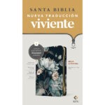 Biblia ultrafina NTV de zíper, con Filament (SentiPiel, Floral, Letra Roja)