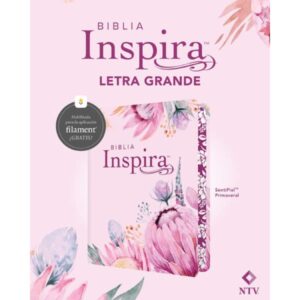 Biblia Inspira NTV, letra grande con Filament (SentiPiel, Primaveral)