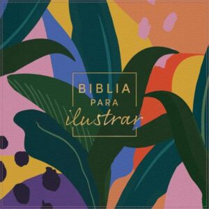 Biblia RVR 1960 para ilustrar, floral símil piel