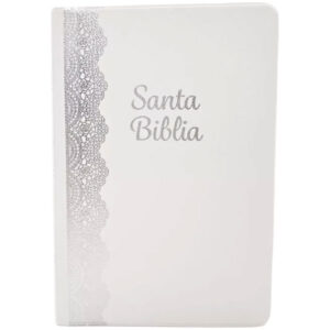 Biblia Letra Grande, Tamaño Manual, Vinil Blanco RVR1960