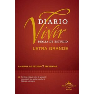 Biblia de Estudio del Diario Vivir RVR60, Letra Grande (Tapa dura)