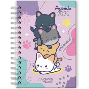 Agenda Michitos 2026 - Gatitos amigos
