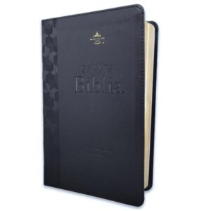 Biblia RVR1960 Tamaño Manual, Letra Gigante 14 pts. Imit. piel Negra
